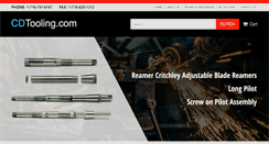 Desktop Screenshot of carbideanddiamondtooling.com