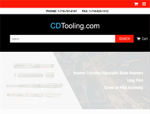 Tablet Screenshot of carbideanddiamondtooling.com